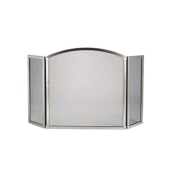 Dagan Dagan S702 3 Fold Center Arched Screen; Satin Nickel S702 - main